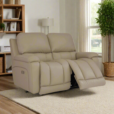 GREYSON Full Leather Power Recline XRW Full Reclining Loveseat