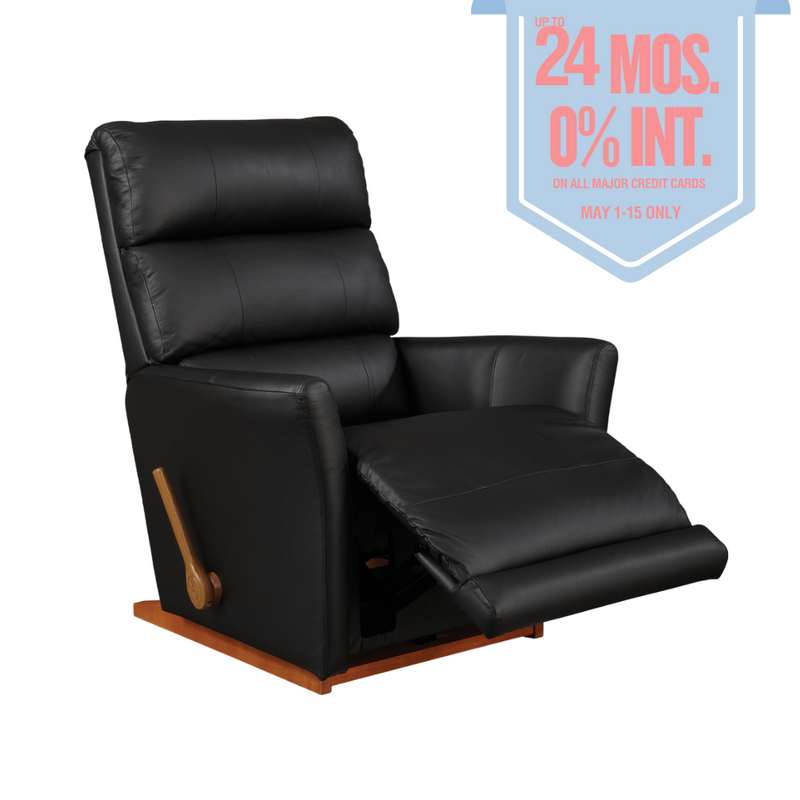 EMPIRE Half Leather  Rocker Recliner