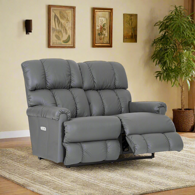 PINNACLE Full Leather Power Recline XRW Full Reclining Loveseat