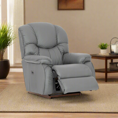 DREAMTIME All Leather Power XR+ Rocker Recliner Wireless Remote Control