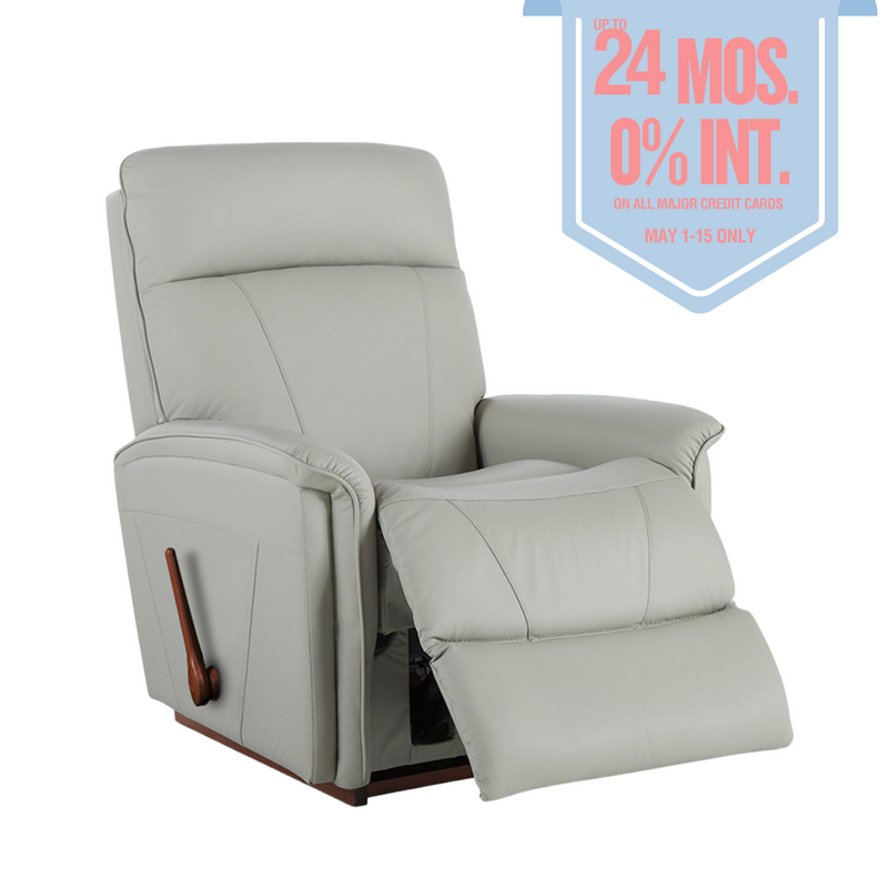 ENZO Full Leather Rocker Recliner