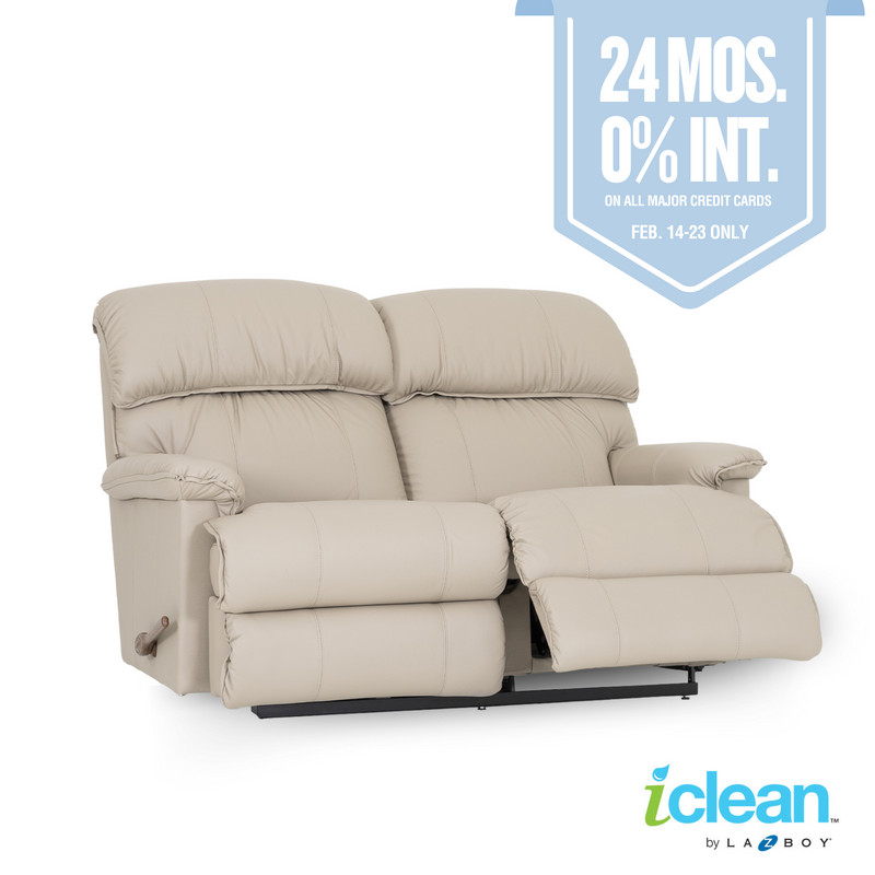 CARDINAL Full Leather Motion Reclining Loveseat