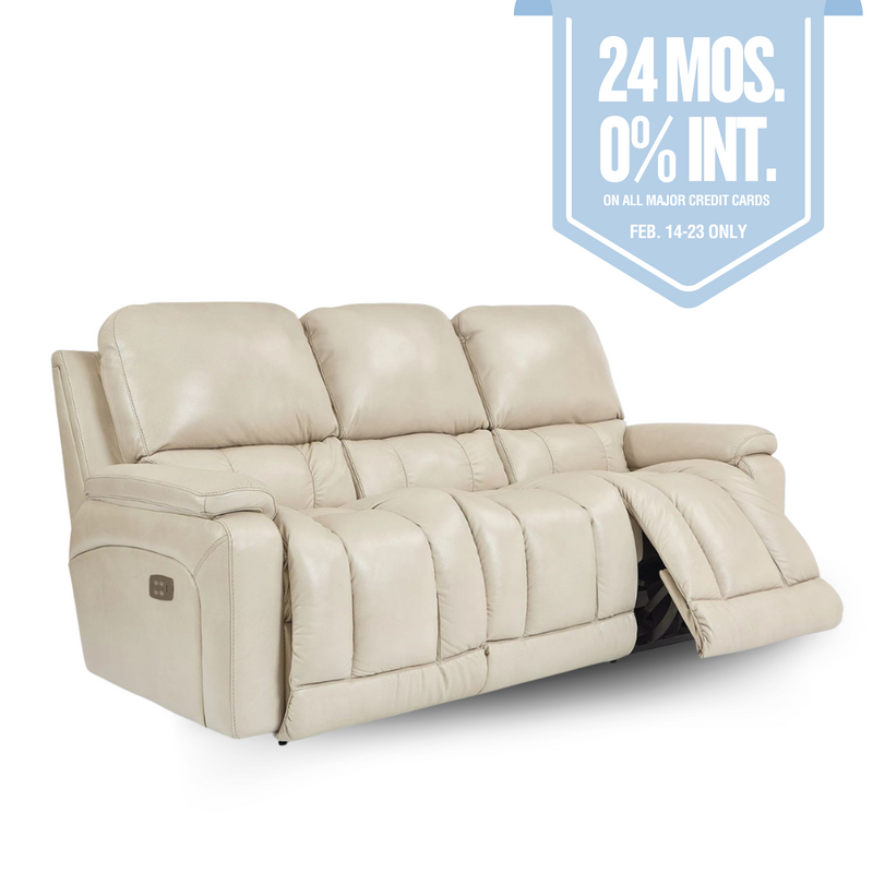 GREYSON Full Leather Power Recline XRW Full Reclining Sofa