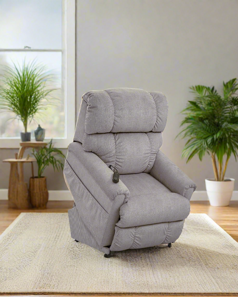 PINNACLE iClean Fabric Platinum Luxury Lift Power Recliner