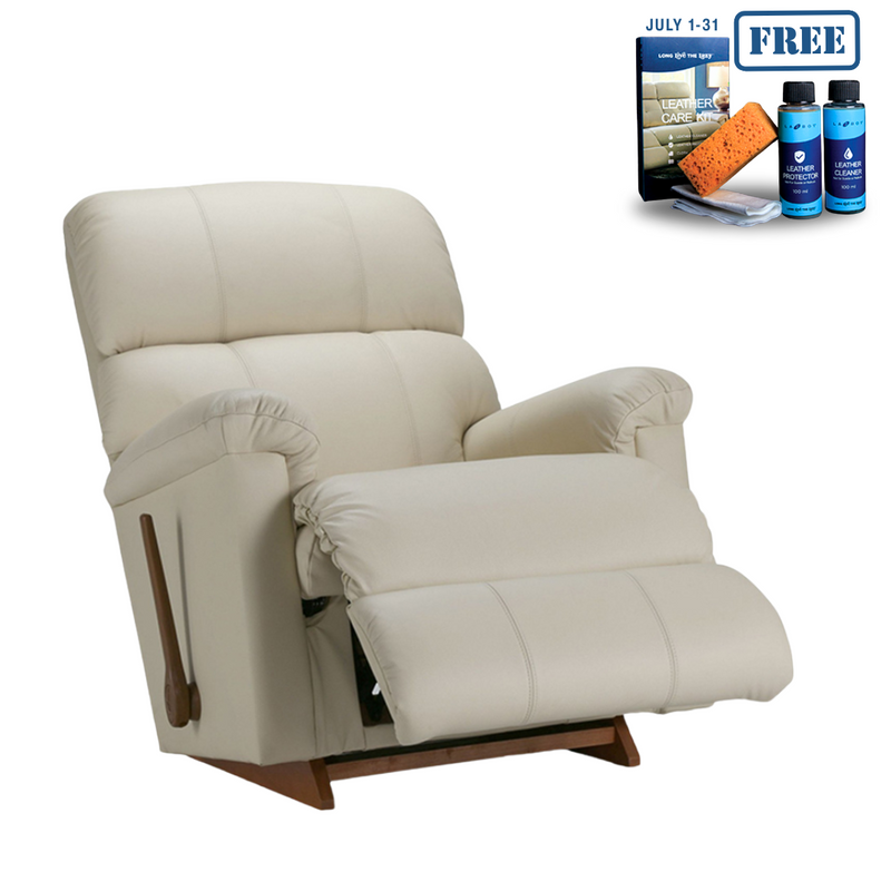 SUMMIT Full Leather Rocker Recliner