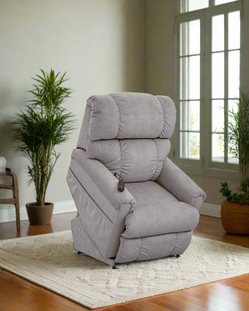 PINNACLE iClean Fabric Platinum Luxury Lift Power Recliner