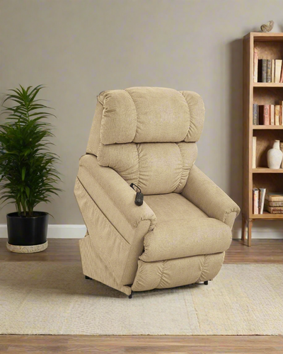 PINNACLE iClean Fabric Platinum Luxury Lift Power Recliner