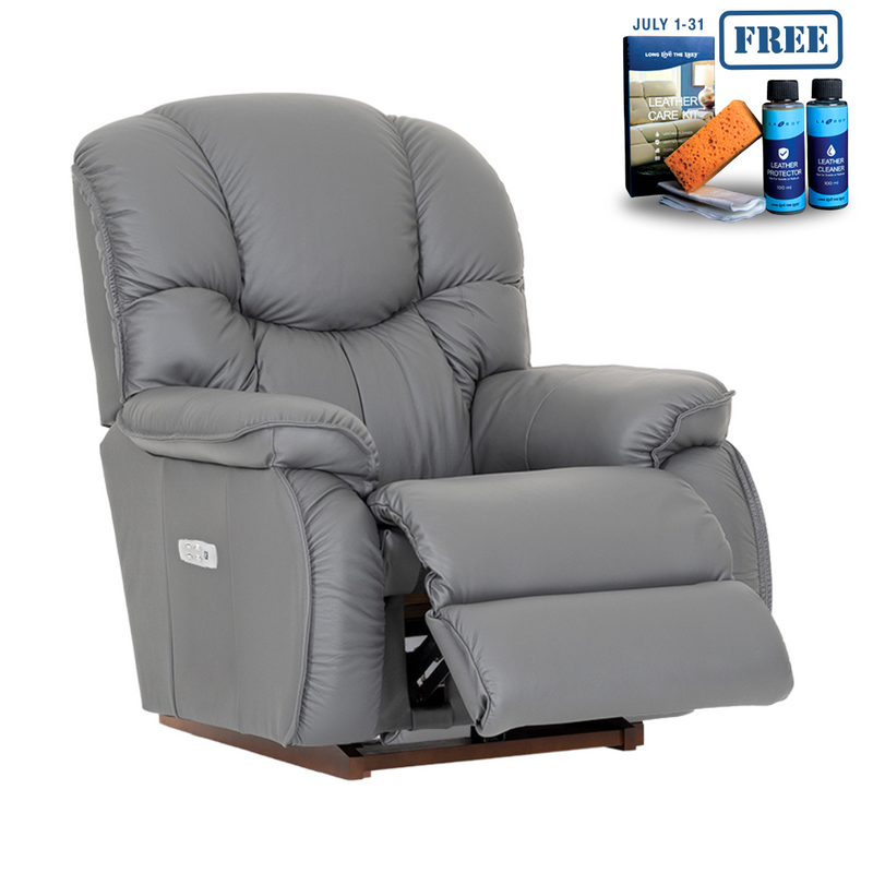 DREAMTIME Full Leather Power XR Rocker Recliner