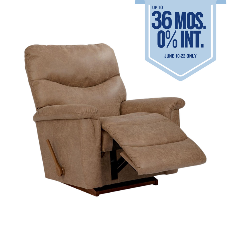 JAMES iClean Fabric Rocker Recliner