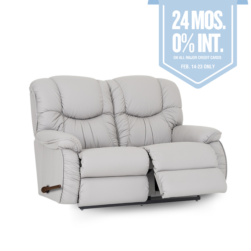 DREAMTIME Full leather Motion Reclining Loveseat