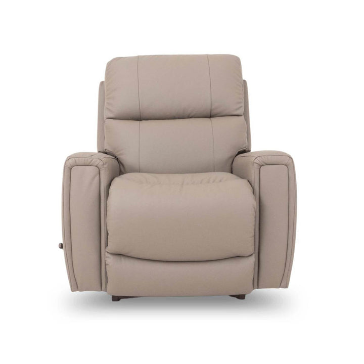 Beige recliner chair on a white background