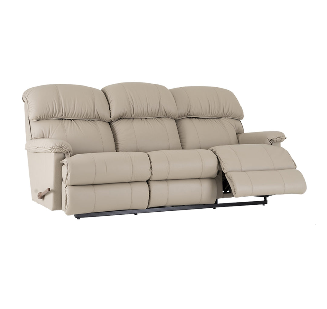 CARDINAL Full Leather Motion Reclining Sofa with Drop Down Table