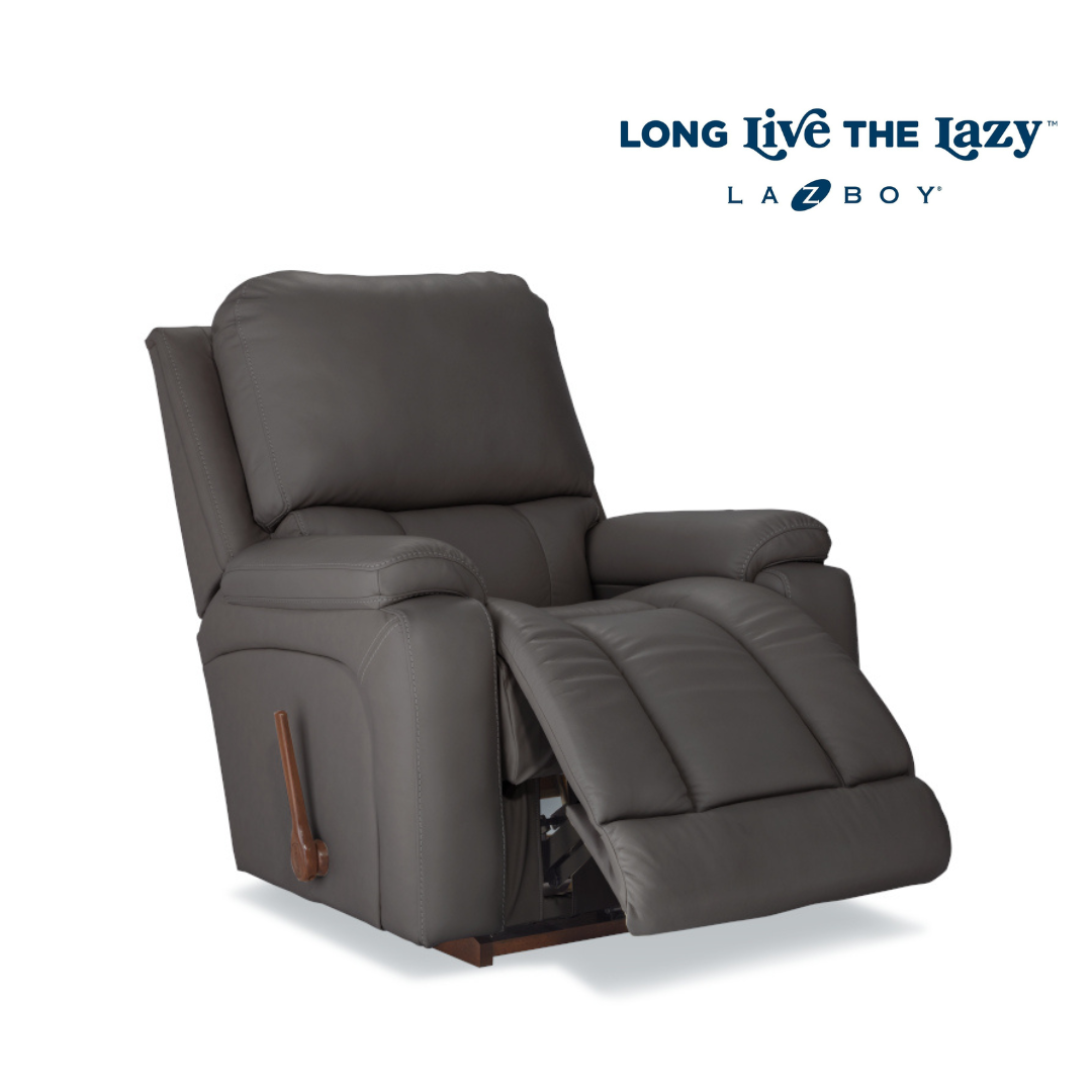 GREYSON Full Leather Rocker Recliner