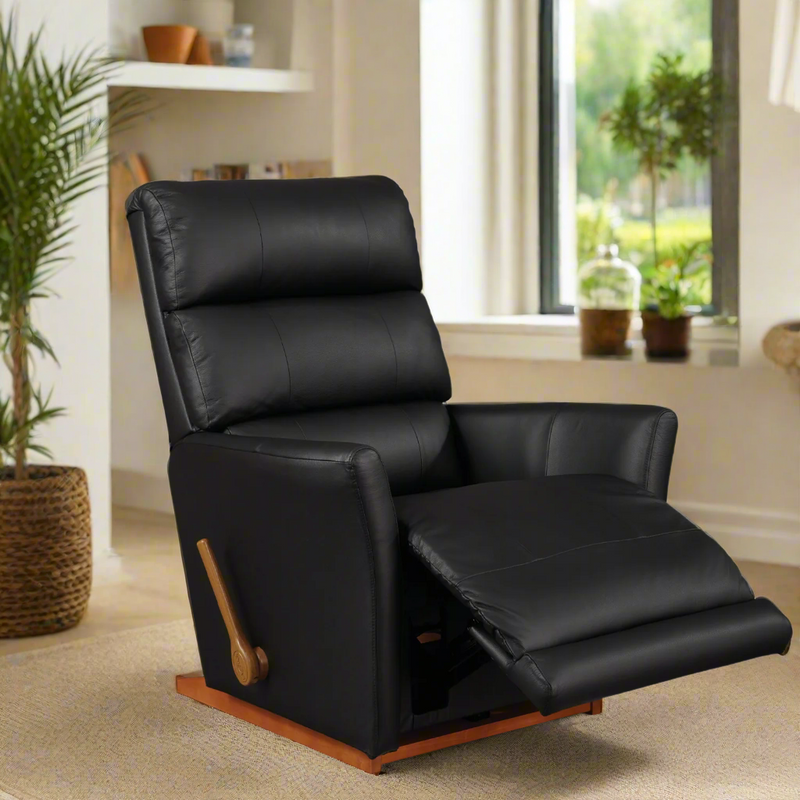 EMPIRE Leather Match Rocker Recliner