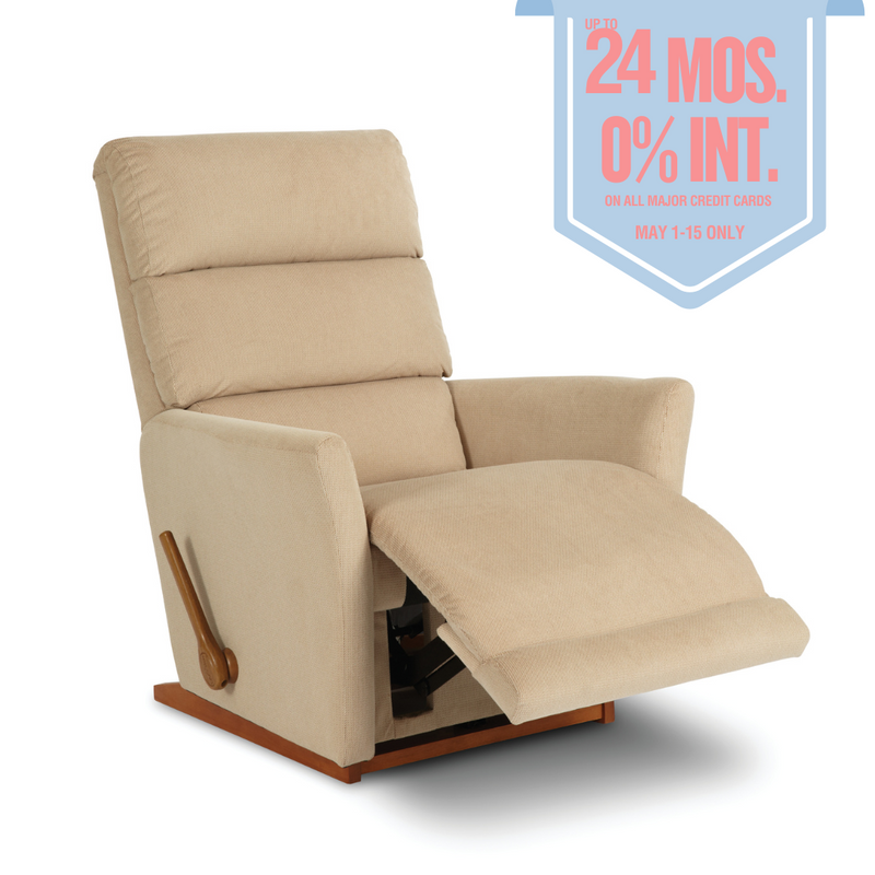 EMPIRE Fabric Rocker Recliner