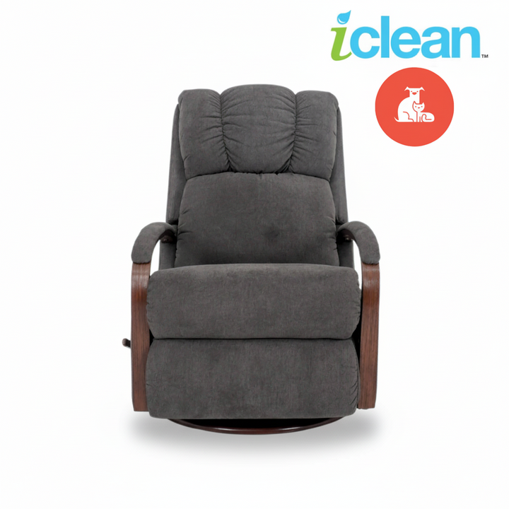 HARBOR TOWN iClean Pet Friendly  Fabric Reclina-Glider Recliner