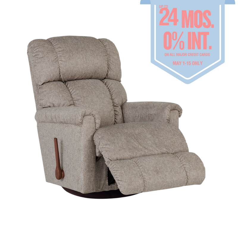 PINNACLE iClean Fabric Reclina-Glider Recliner