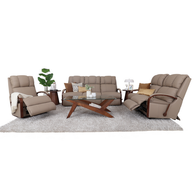 HARBOR TOWN  All Leather Motion Reclining Sofa