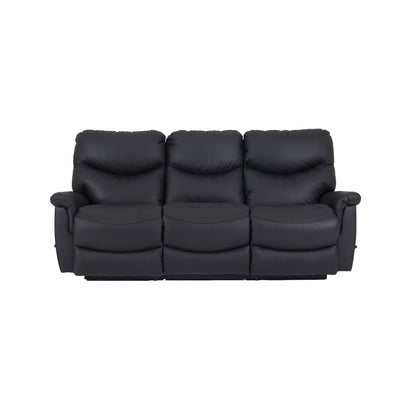 JAMES Motion Reclining Sofa with Drop Down Table Black Series