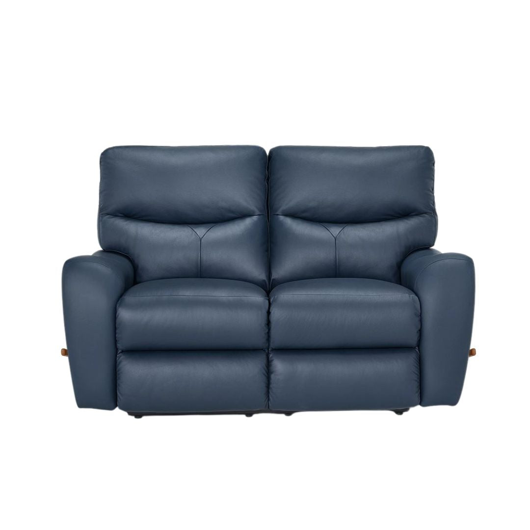JONES Full Leather Motion Reclining Loveseat