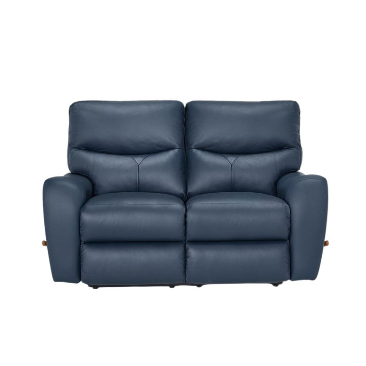 JONES Full Leather Motion Reclining Loveseat