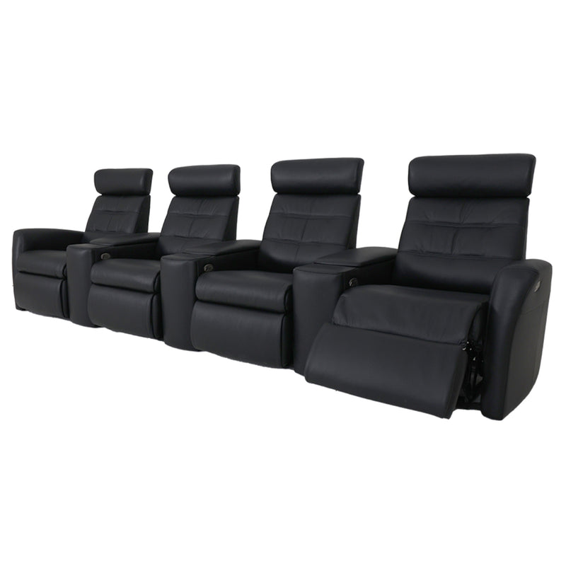 LEONARDO Full Leather Power Cinema Chair