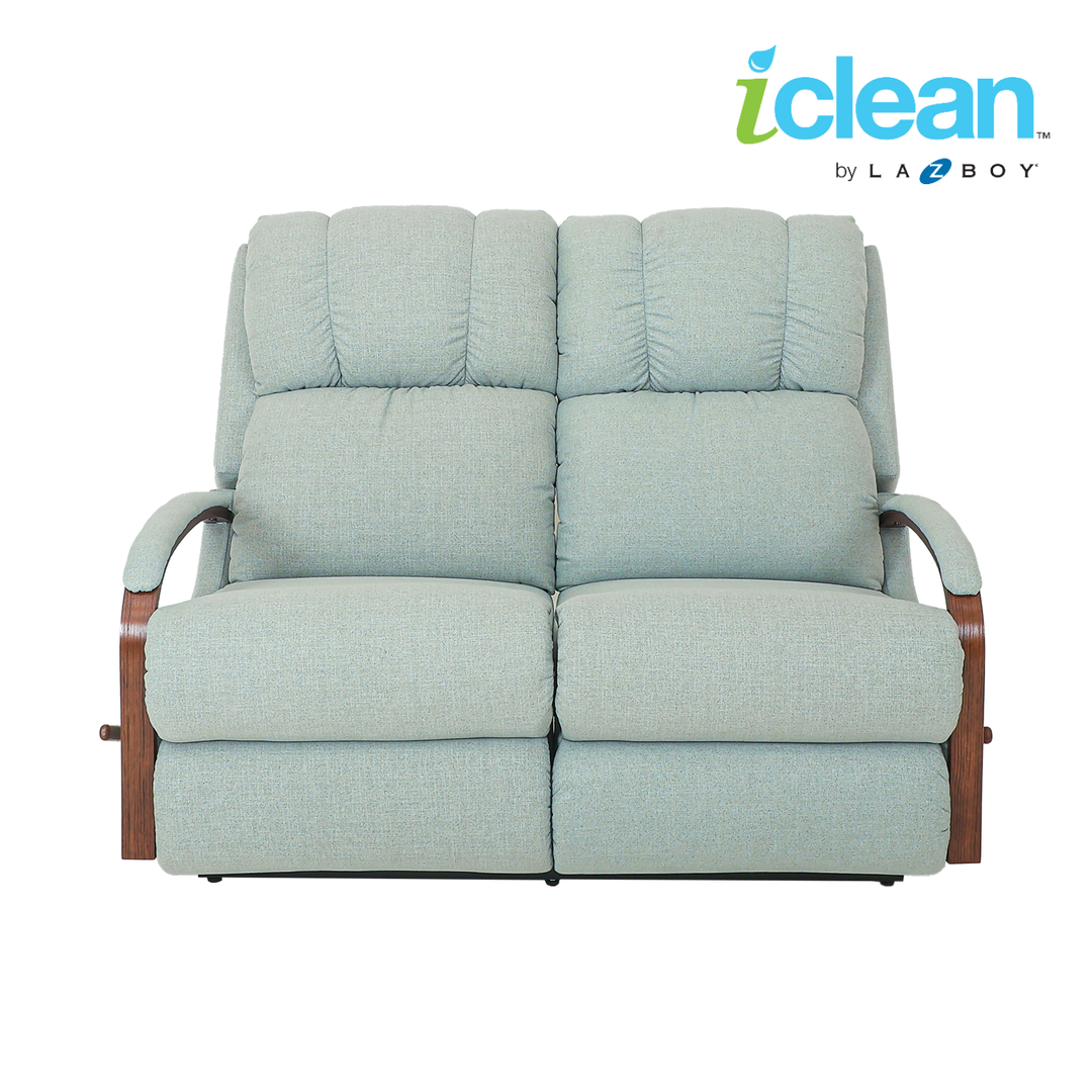 HARBOR TOWN iClean Fabric Motion Reclining Loveseat