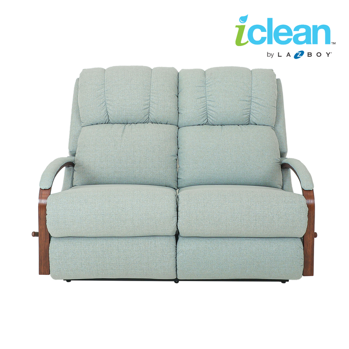 HARBOR TOWN iClean Fabric Motion Reclining Loveseat