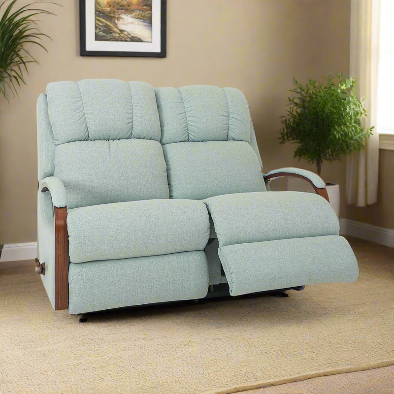 HARBOR TOWN iClean Fabric Motion Reclining Loveseat