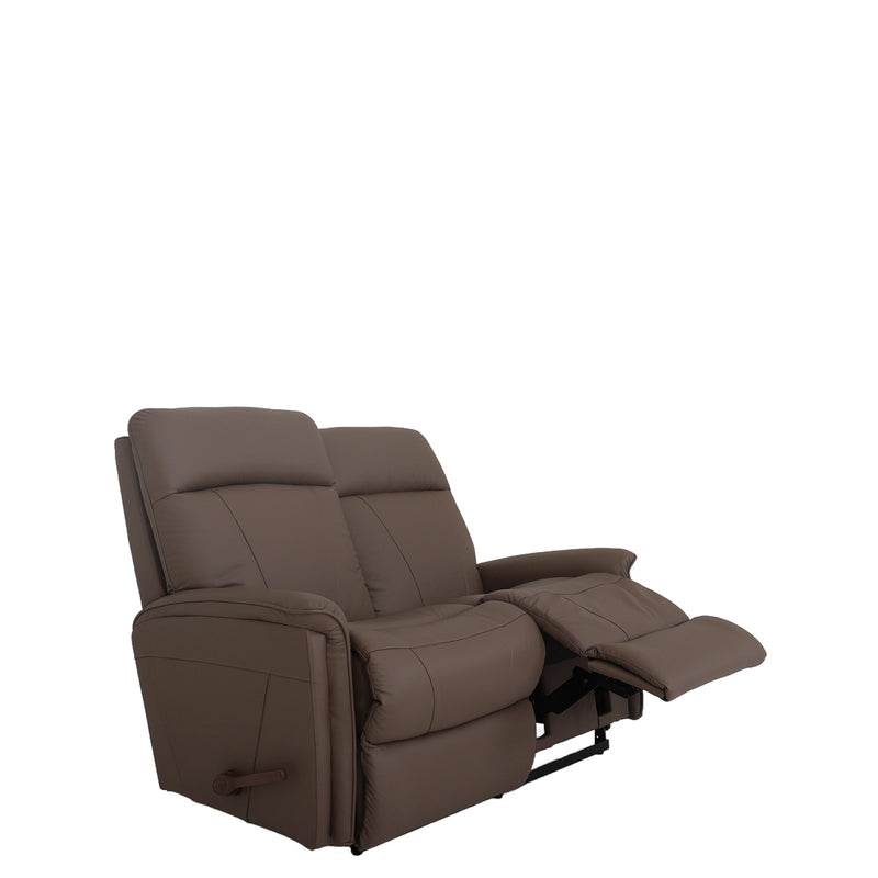 ENZO  All Leather Motion Reclining Loveseat