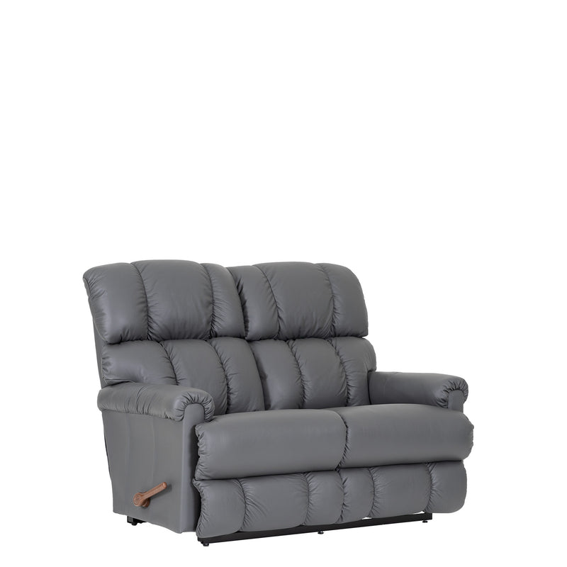 PINNACLE Full Leather Motion Reclining Loveseat