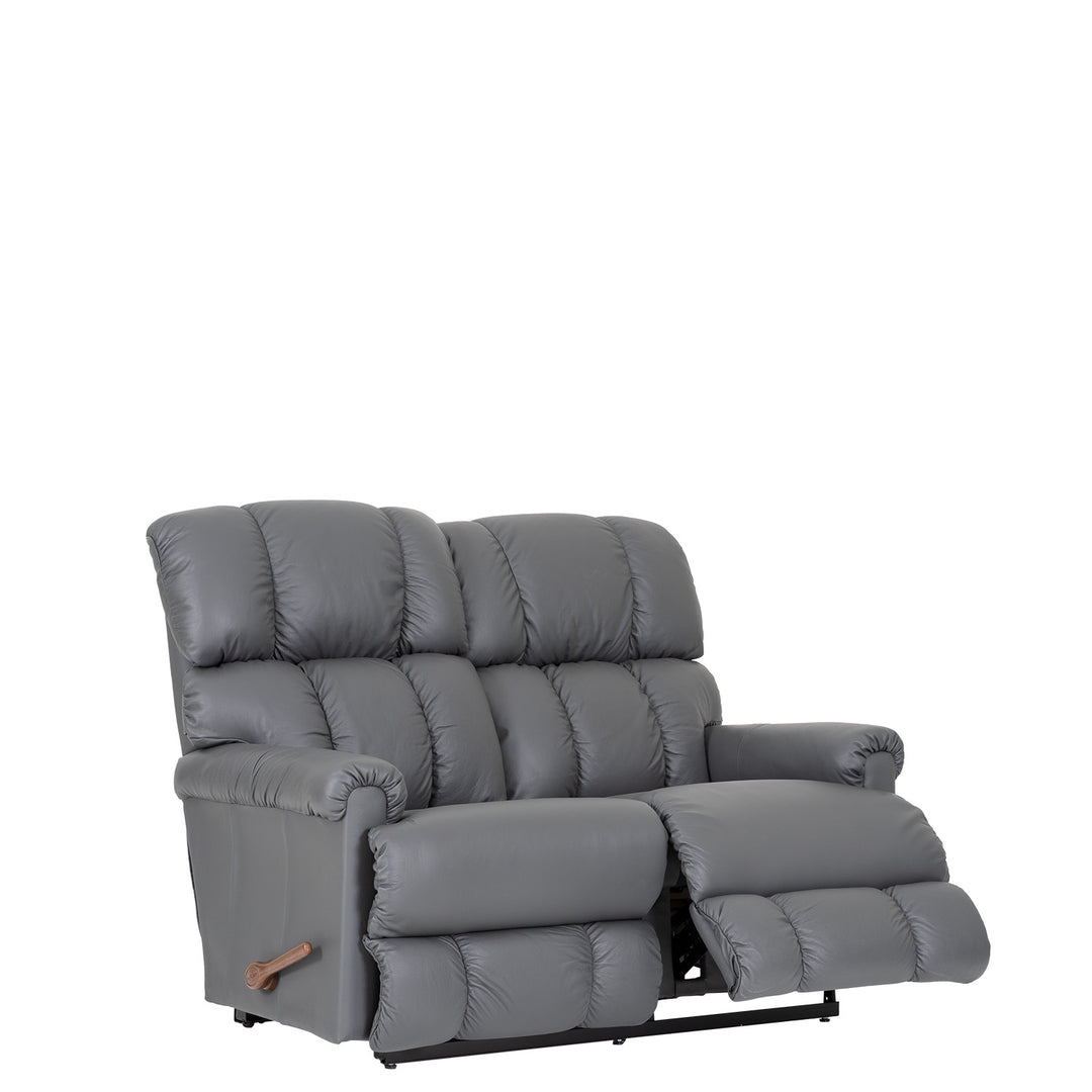 PINNACLE Full Leather Motion Reclining Loveseat