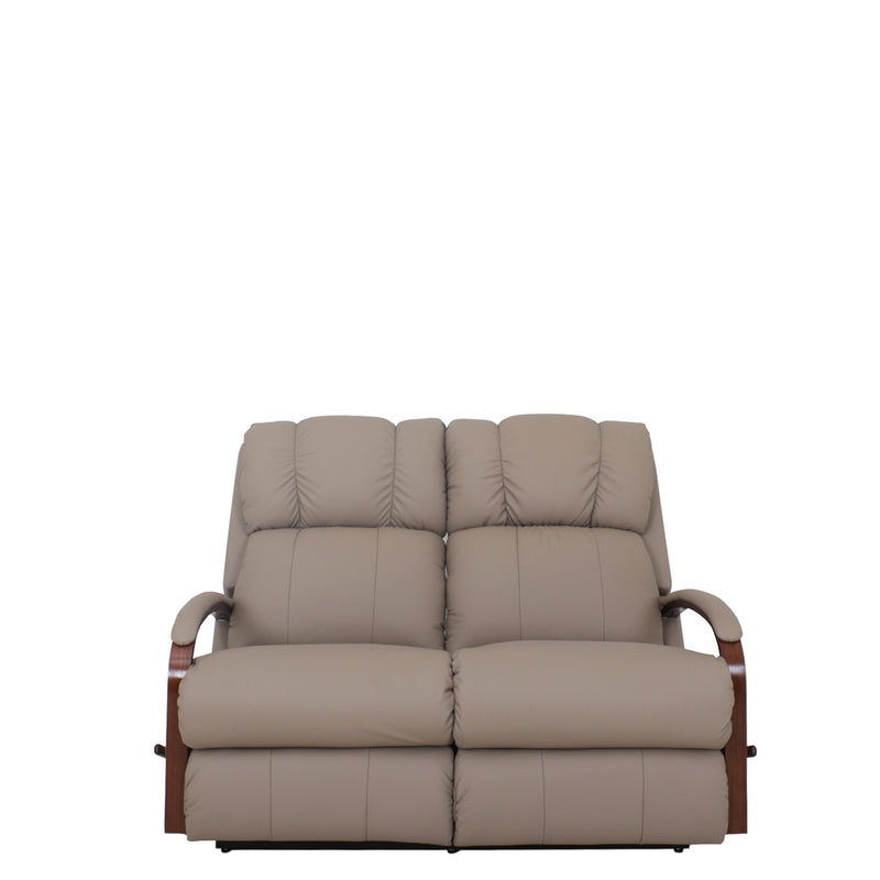 HARBOR TOWN  All Leather Motion Reclining Loveseat