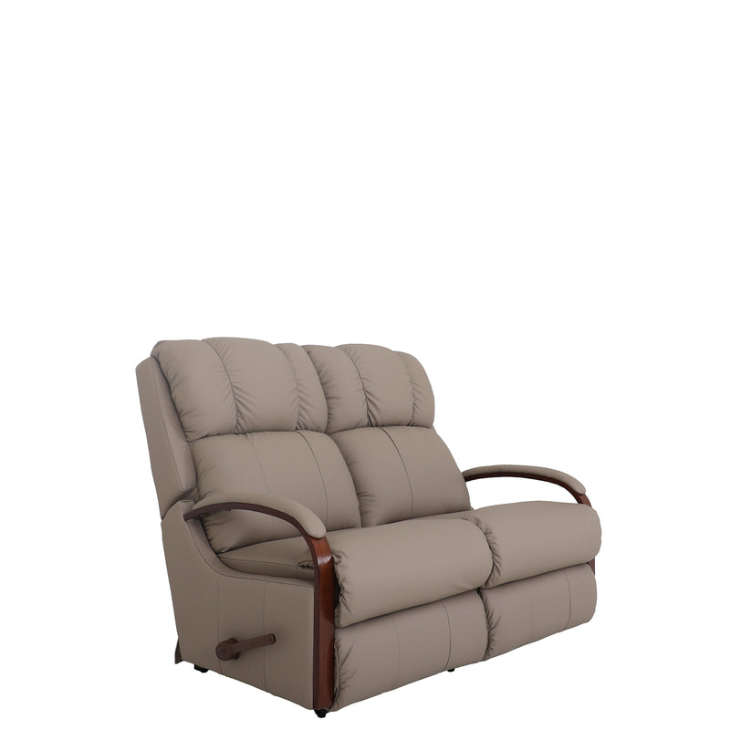 HARBOR TOWN  All Leather Motion Reclining Loveseat