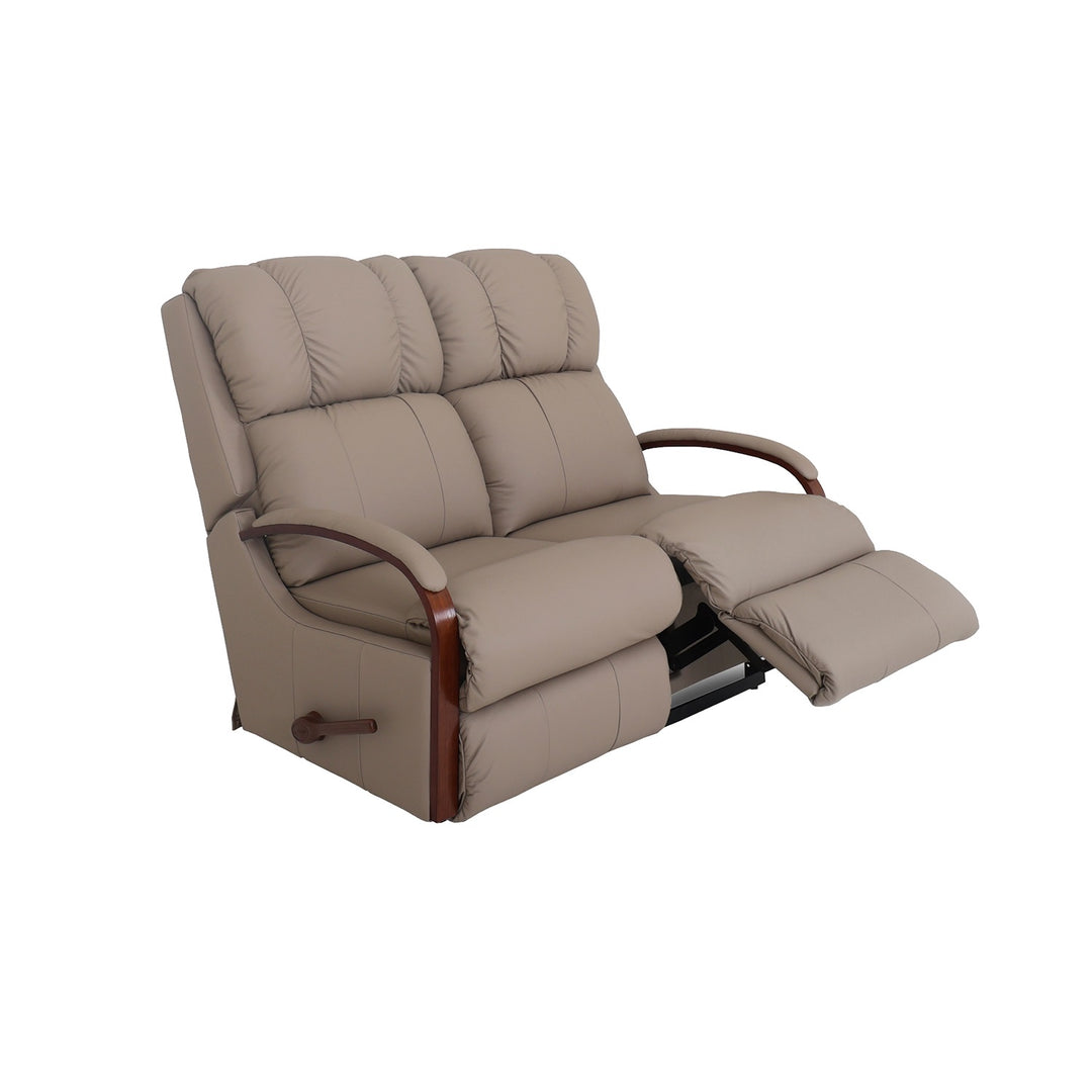 HARBOR TOWN  Full Leather Motion Reclining Loveseat