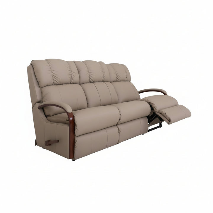 HARBOR TOWN  Full Leather Motion Reclining Sofa