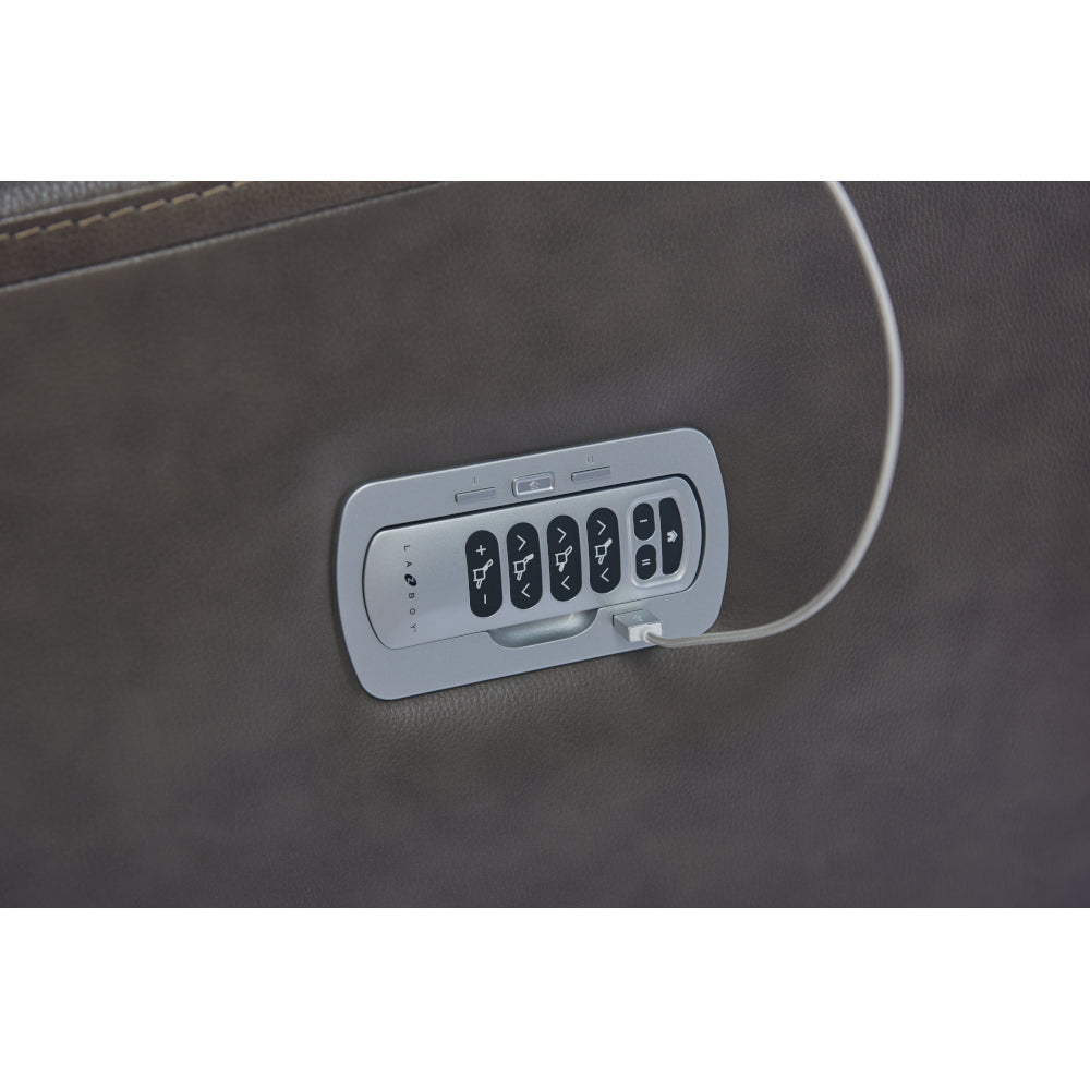 DREAMTIME Full Leather Power XR+ Rocker Recliner Wireless Remote Control