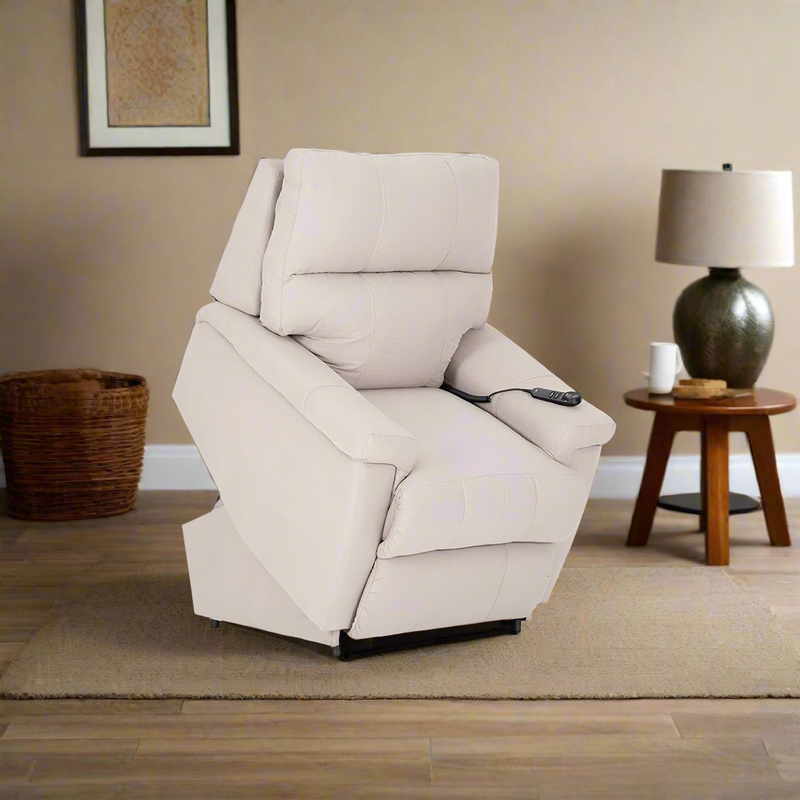 ETHAN iClean Fabric Platinum Luxury Lift Power Recliner