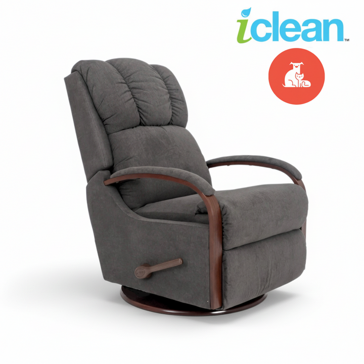 HARBOR TOWN iClean Pet Friendly  Fabric Reclina-Glider Recliner