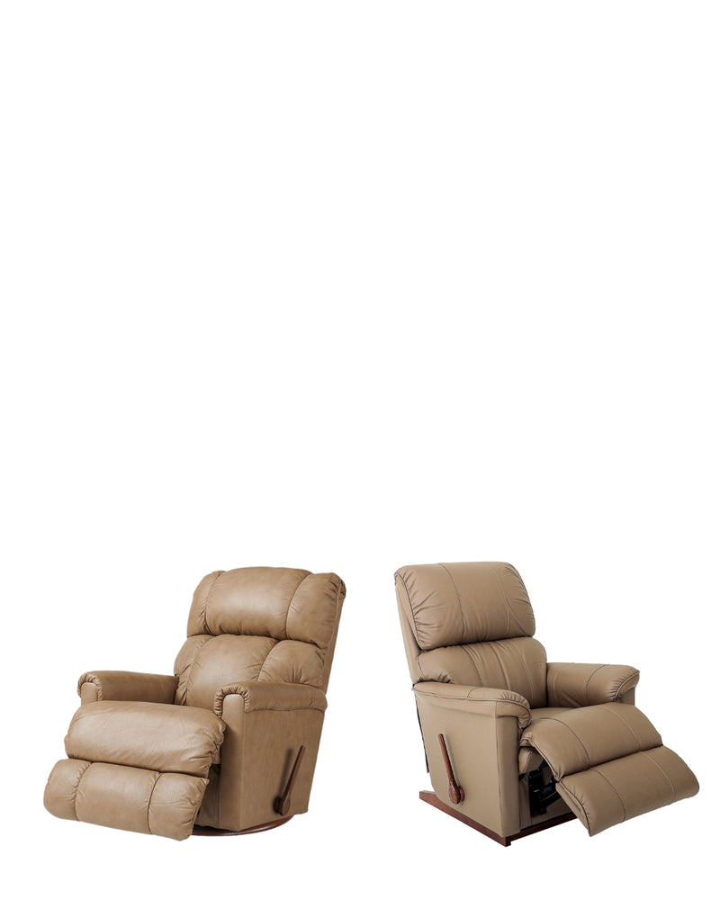STANLEY Half Leather  Rocker Recliner