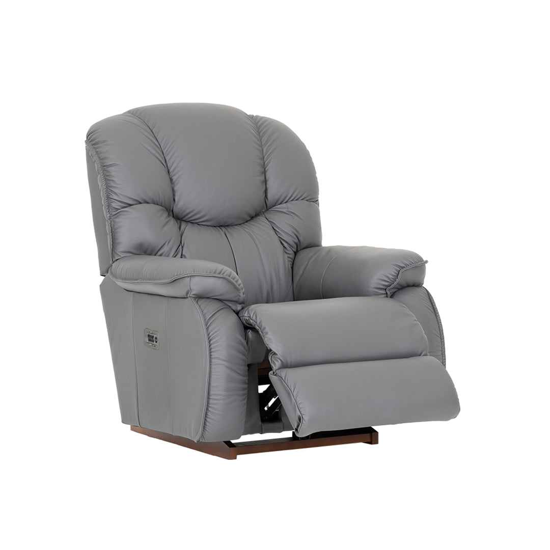 DREAMTIME Full Leather Power XR+ Rocker Recliner Wireless Remote Control