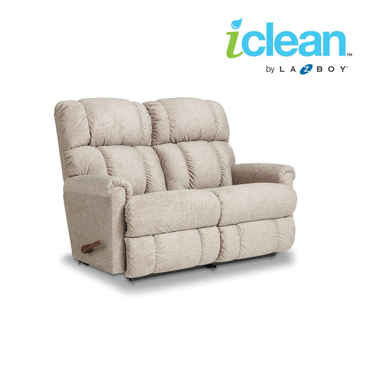 PINNACLE iClean Fabric Motion Reclining Loveseat