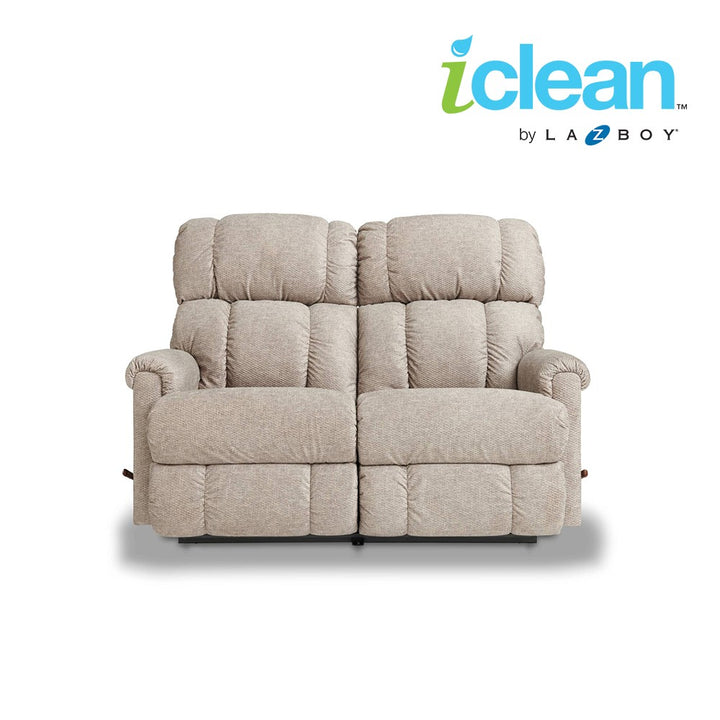 PINNACLE iClean Fabric Motion Reclining Loveseat