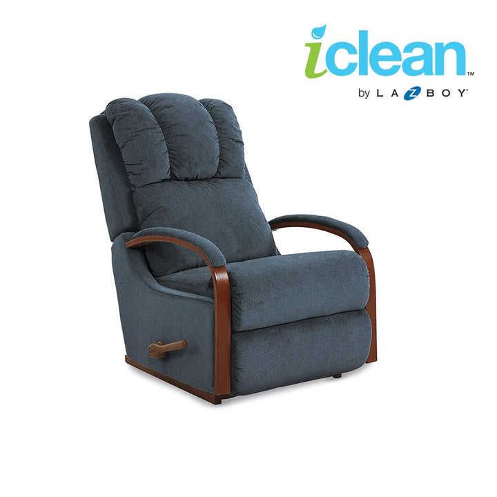 HARBOR TOWN iClean Fabric Rocker Recliner (Wood)