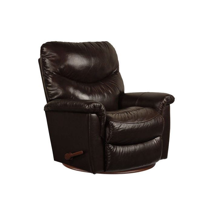 JAMES Full Leather Swivel Reclina-Glider Recliner