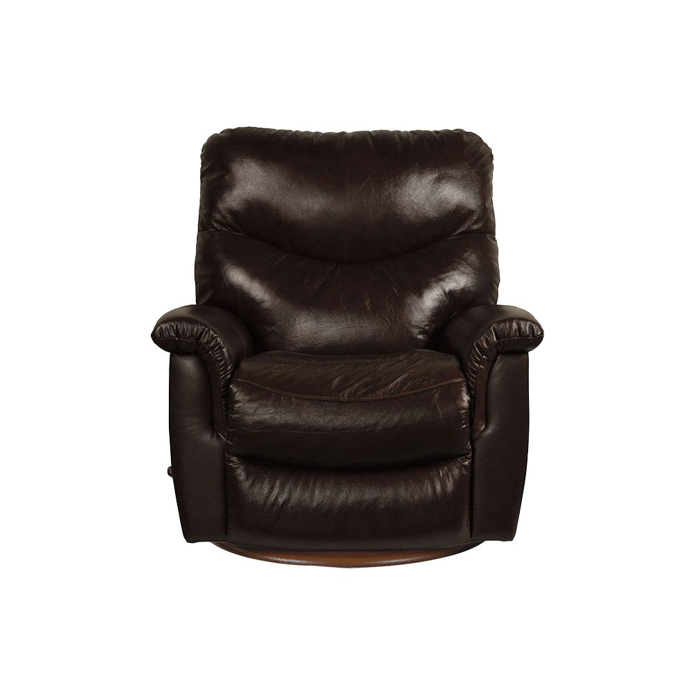 JAMES Full Leather Swivel Reclina-Glider Recliner