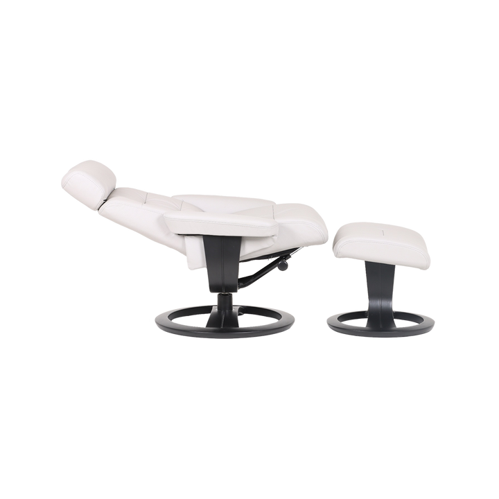 NILSSON Full Leather Pedestal Chair