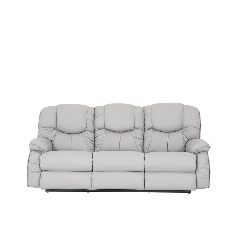 DREAMTIME All Leather Power Recline XRW Full Reclining Sofa with Drop Down Table