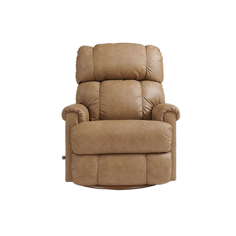 PINNACLE Full Leather Swivel Reclina-Glider Recliner