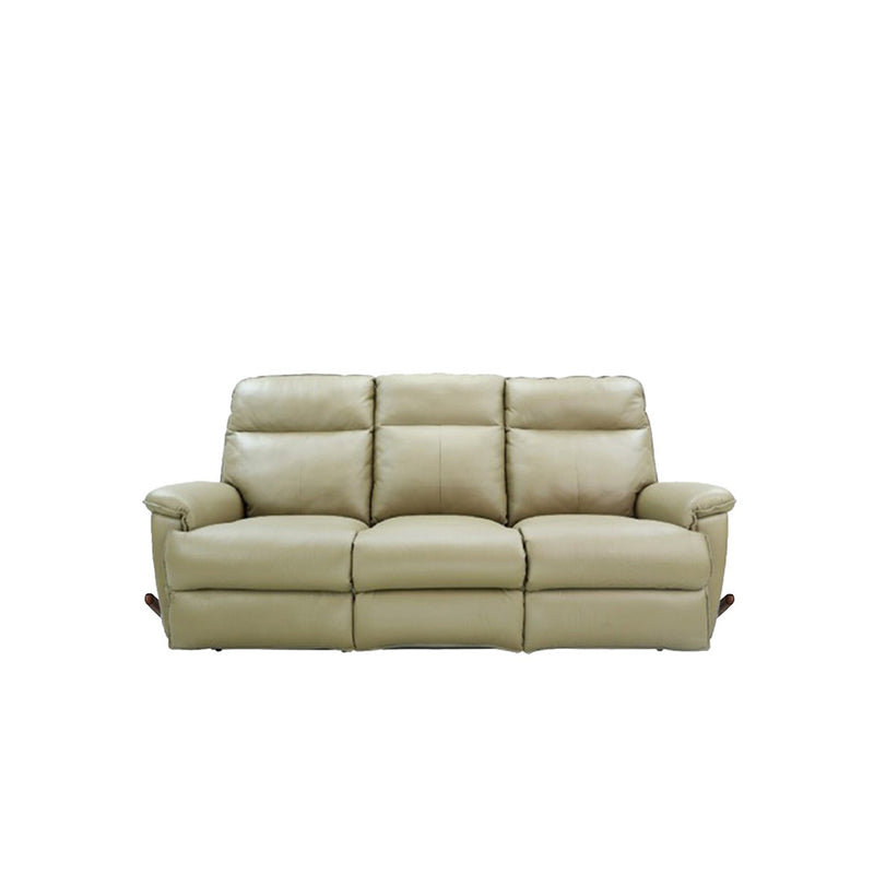 JAY All Leather Motion Reclining Sofa with Drop Down Table